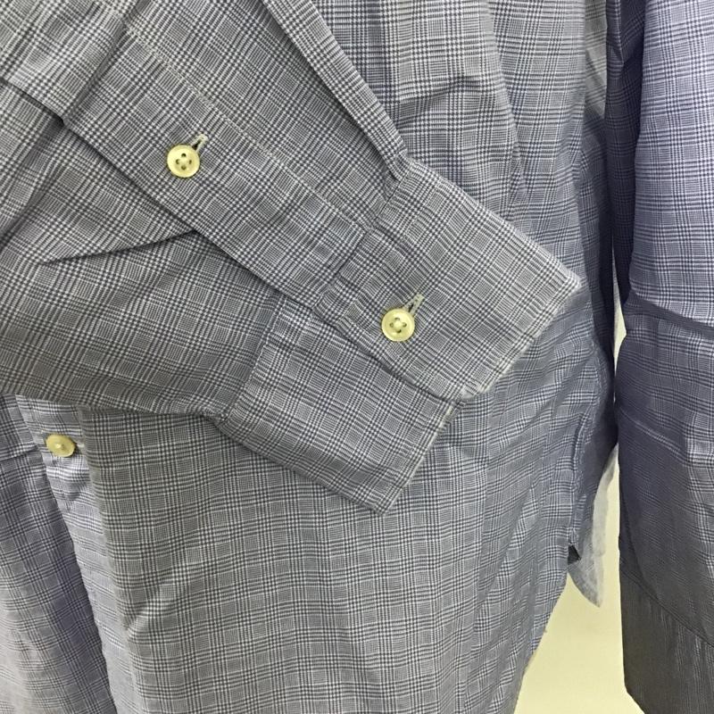 ポロラルフローレン POLO RALPH LAUREN シャツ、ブラウス 長袖 長袖シャツ チェックシャツ カラーシャツ 長袖カットソー チェック 水色 / ライトブルー / メンズ USED 古着 中古 10105376