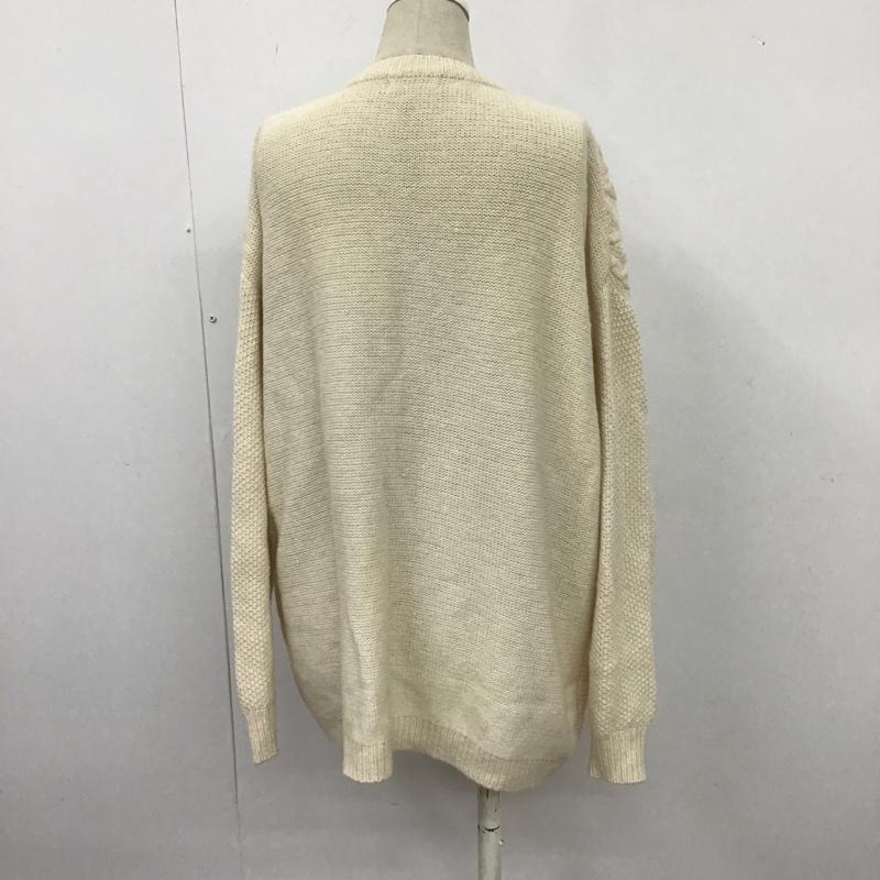 サマンサモスモス Samansa Mos2 カーディガン 長袖 FREE 無地 アイボリー / アイボリー / レディース USED 古着 中古 10105378