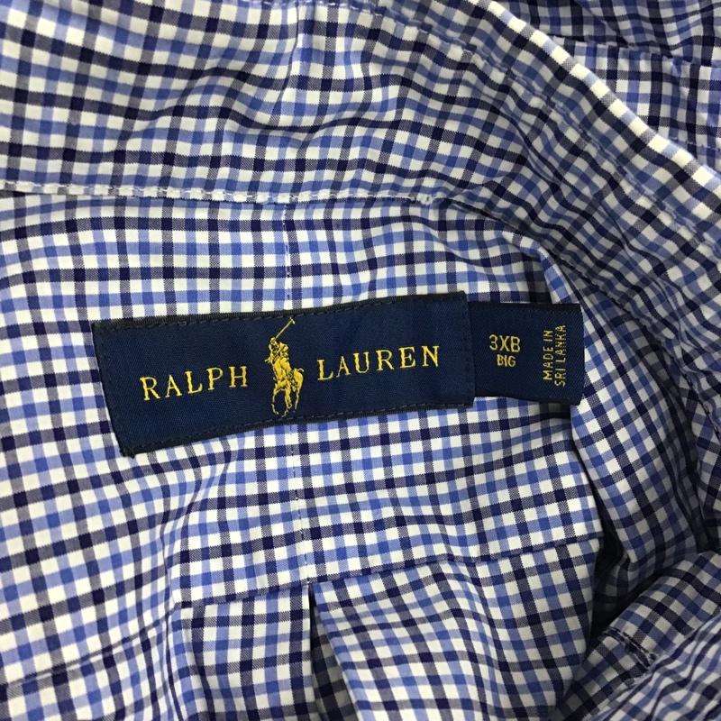 ラルフローレン RALPHLAUREN シャツ、ブラウス 半袖 半袖シャツ カラーシャツ 半袖カットソー チェックシャツ ボタンダウンシャツ チェック マルチカラー / マルチカラー / メンズ USED 古着 中古 10105379