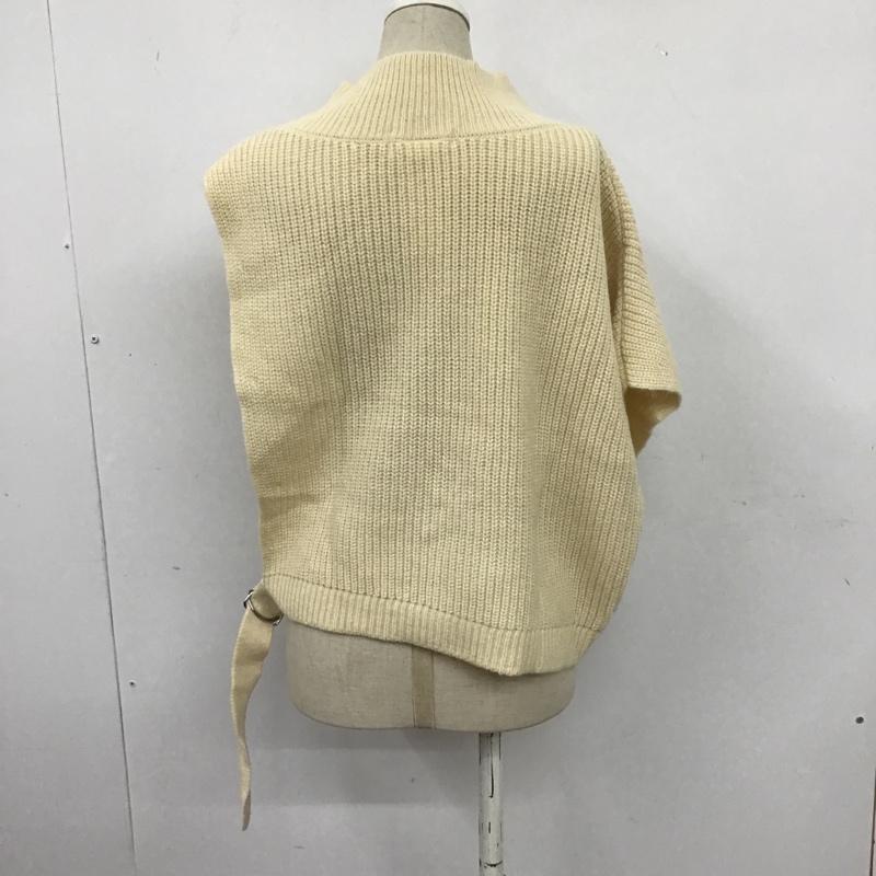 ニコアンド niko and... ベスト ベスト L 無地 アイボリー / アイボリー / レディース USED 古着 中古 10105381