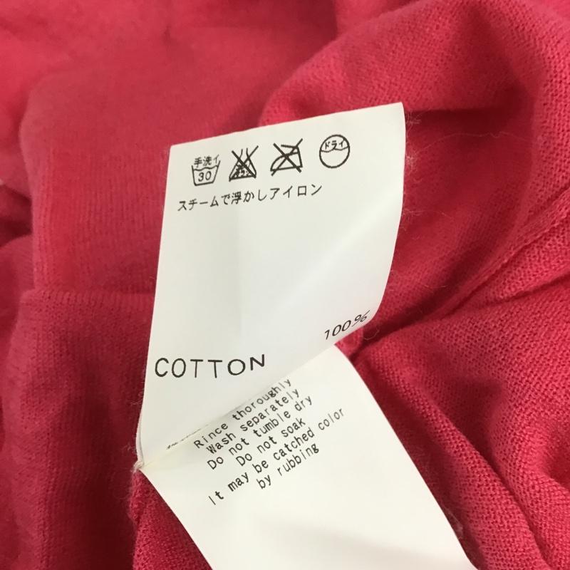 ビューティアンドユースユナイテッドアローズ BEAUTY&YOUTH UNITED ARROWS ニット、セーター 半袖 半袖ニットカットソー Vネックカットソー 半袖セーター S 無地 桃 / ピンク / メンズ USED 古着 中古 10105388