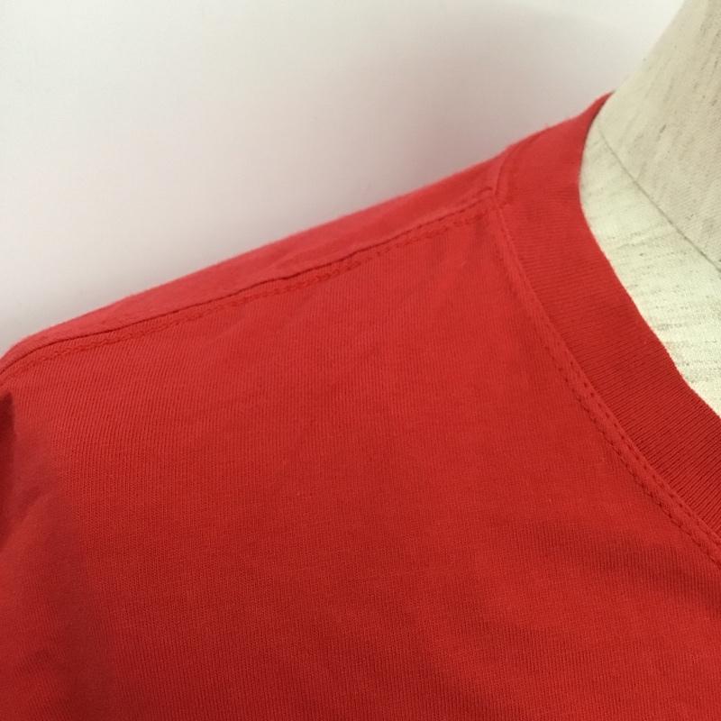 ディーゼル DIESEL Tシャツ 半袖 半袖カットソー プリントTシャツ クルーネックカットソー XL プリント 赤 / レッド / メンズ USED 古着 中古 10105389