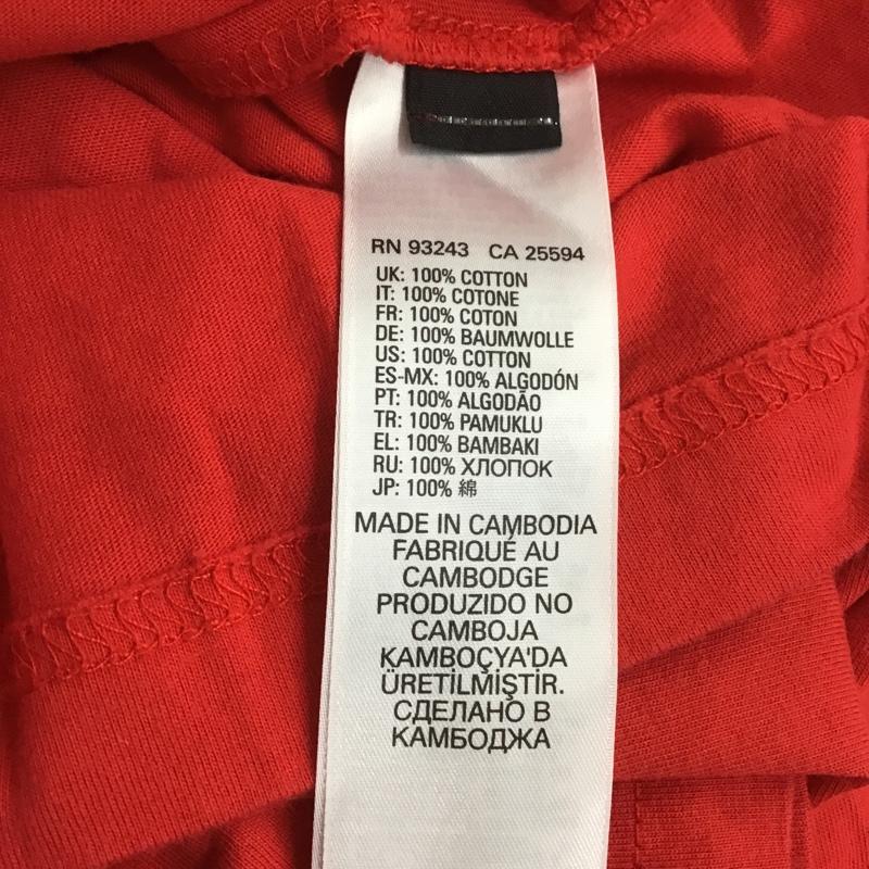 ディーゼル DIESEL Tシャツ 半袖 半袖カットソー プリントTシャツ クルーネックカットソー XL プリント 赤 / レッド / メンズ USED 古着 中古 10105389