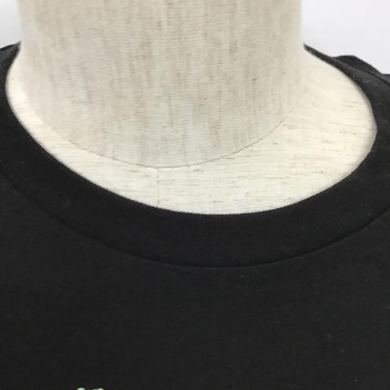 ステューシー STUSSY Tシャツ 半袖 半袖カットソー プリントTシャツ クルーネックカットソー M プリント 黒 / ブラック / メンズ USED 古着 中古 10105390