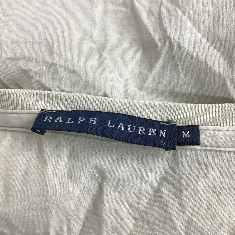 ラルフローレン RALPHLAUREN Tシャツ 半袖 半袖カットソー 無地Tシャツ Vネックカットソー M 無地 緑 / グリーン / メンズ USED 古着 中古 10105396