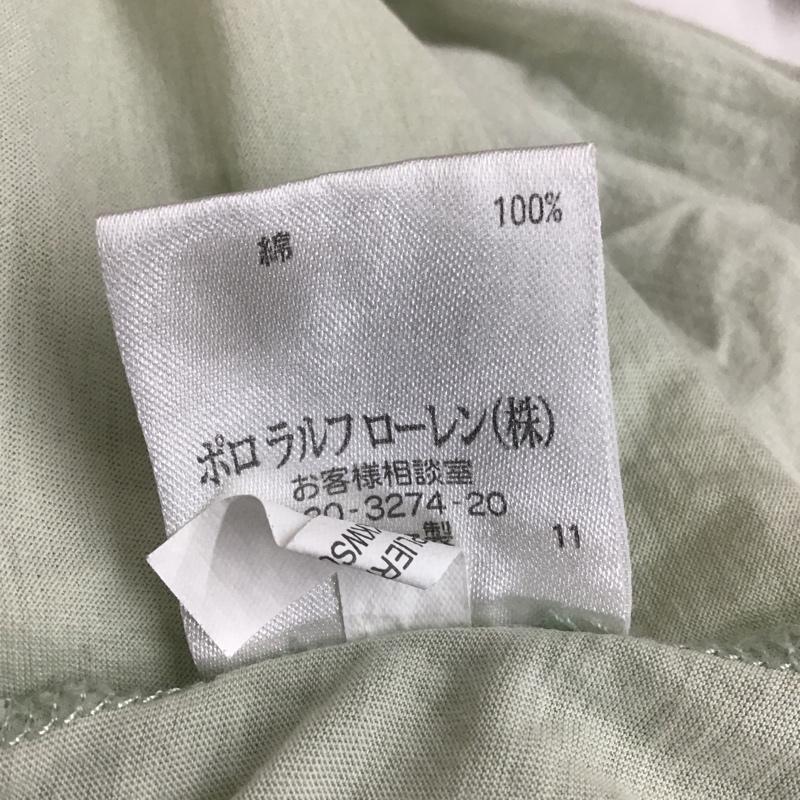 ラルフローレン RALPHLAUREN Tシャツ 半袖 半袖カットソー 無地Tシャツ Vネックカットソー M 無地 緑 / グリーン / メンズ USED 古着 中古 10105396