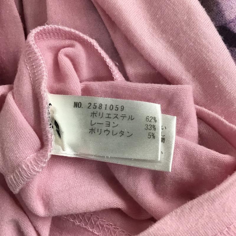 アンドエー And A Tシャツ 半袖 半袖カットソー プリントTシャツ クルーネックカットソー 42 プリント 桃 / ピンク / メンズ USED 古着 中古 10105397