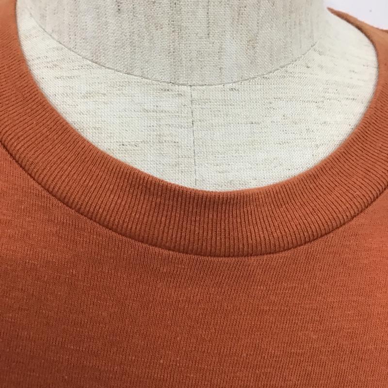 ラディアル RADIALL Tシャツ 半袖 RAD-18SS-TEE020 半袖カットソー クルーネックカットソー プリントTシャツ M プリント 橙 / オレンジ / メンズ USED 古着 中古 10105398