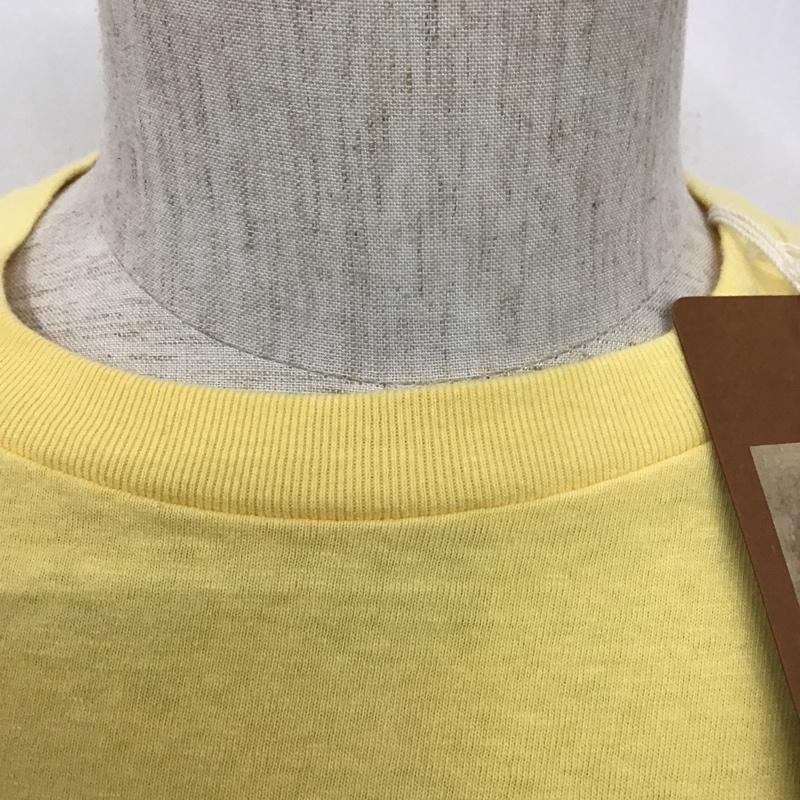 スタンダード カリフォルニア STANDARD CALIFORNIA Tシャツ 半袖 半袖カットソー プリントTシャツ クルーネックカットソー S ロゴ、文字 黄 / イエロー / メンズ USED 古着 中古 10105399