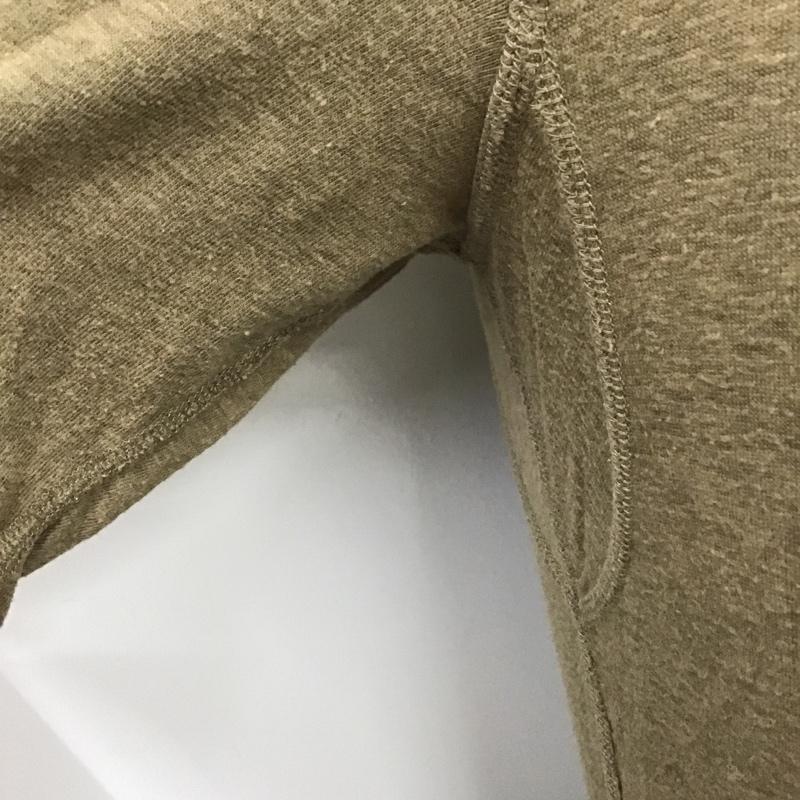 ラウンジリザード LOUNGE LIZARD カットソー 半袖 半袖カットソー ヘンリーネックカットソー 無地カットソー 3 無地 茶 / ブラウン / メンズ USED 古着 中古 10105401