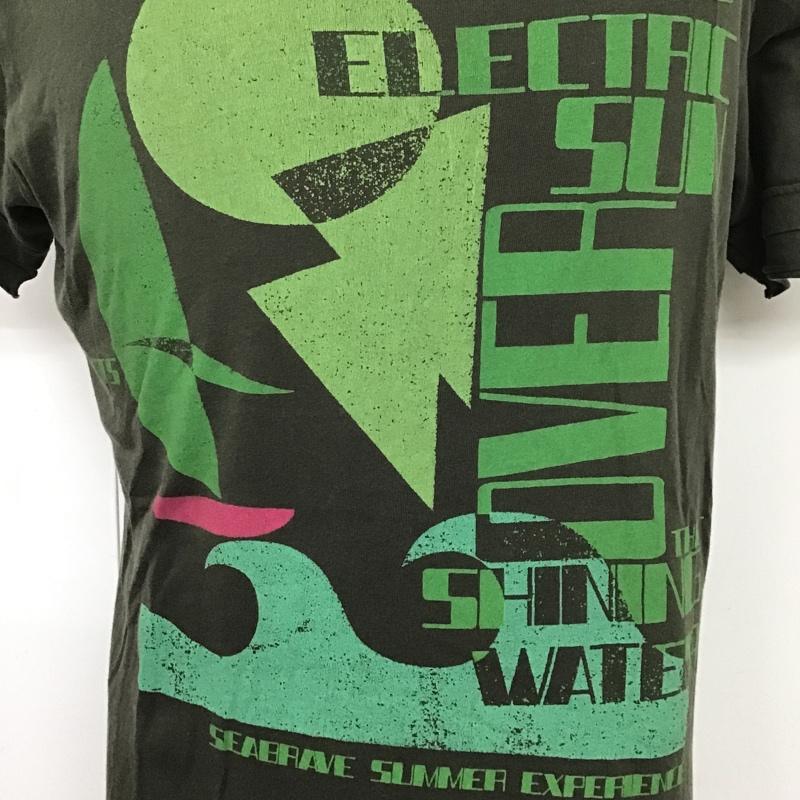 ディーゼル DIESEL Tシャツ 半袖 半袖カットソー プリントTシャツ クルーネックカットソー S プリント 黒 / ブラック / メンズ USED 古着 中古 10105402