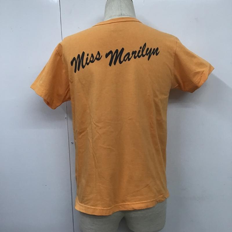 バズリクソンズ Buzz Rickson's Tシャツ 半袖 半袖カットソー プリントTシャツ クルーネックカットソー S プリント 橙 / オレンジ / メンズ USED 古着 中古 10105404