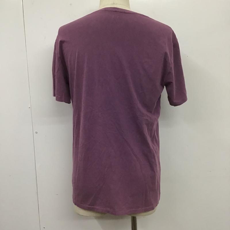 アルマーニエクスチェンジ A/X ARMANIEXCHANGE Tシャツ 半袖 半袖カットソー プリントTシャツ クルーネックカットソー M ロゴ、文字 紫 / パープル / メンズ USED 古着 中古 10105405