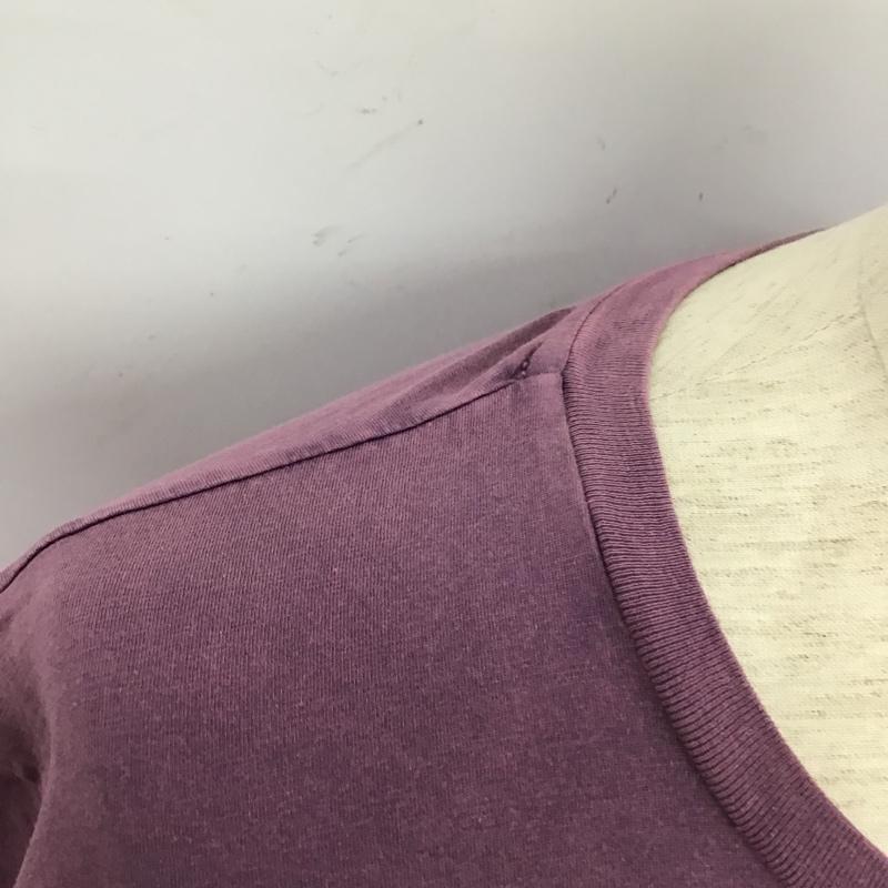 アルマーニエクスチェンジ A/X ARMANIEXCHANGE Tシャツ 半袖 半袖カットソー プリントTシャツ クルーネックカットソー M ロゴ、文字 紫 / パープル / メンズ USED 古着 中古 10105405