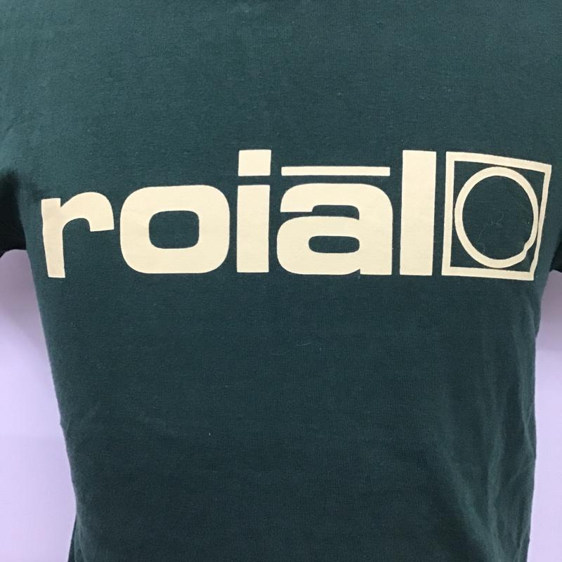 ロイヤル roial Tシャツ 半袖 半袖カットソー プリントTシャツ クルーネックカットソー S ロゴ、文字 緑 / グリーン / メンズ USED 古着 中古 10105406