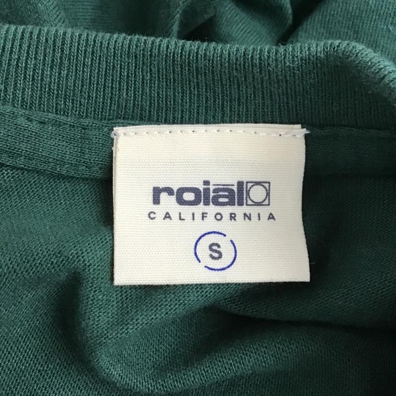 ロイヤル roial Tシャツ 半袖 半袖カットソー プリントTシャツ クルーネックカットソー S ロゴ、文字 緑 / グリーン / メンズ USED 古着 中古 10105406