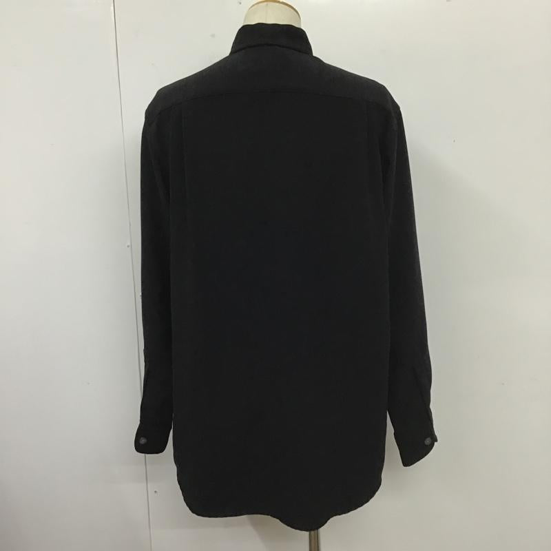 アルマーニエクスチェンジ A/X ARMANIEXCHANGE シャツ、ブラウス 長袖 長袖シャツ カラーシャツ ポケットシャツ 長袖カットソー ボタンダウンシャツ S 無地 黒 / ブラック / メンズ USED 古着 中古 10105412
