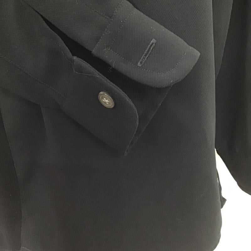 アルマーニエクスチェンジ A/X ARMANIEXCHANGE シャツ、ブラウス 長袖 長袖シャツ カラーシャツ ポケットシャツ 長袖カットソー ボタンダウンシャツ S 無地 黒 / ブラック / メンズ USED 古着 中古 10105412