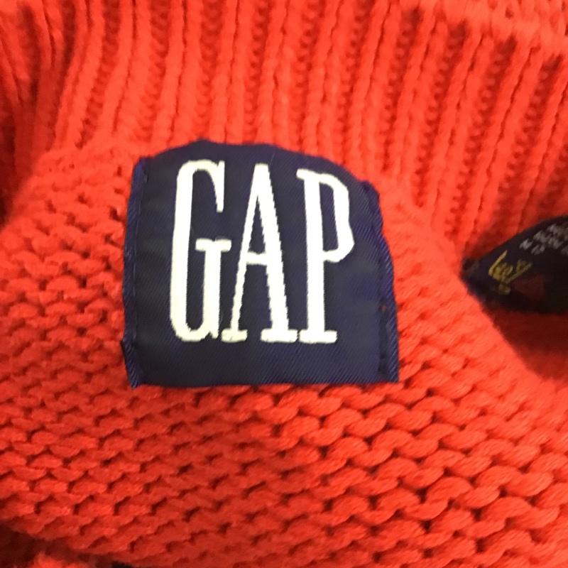 ギャップ GAP ニット、セーター 長袖 長袖ニット リブニット セーター クルーネックカットソー セーター M 総柄 白 / ホワイト / X 紺 / ネイビー / X 赤 / レッド / メンズ USED 古着 中古 10105426