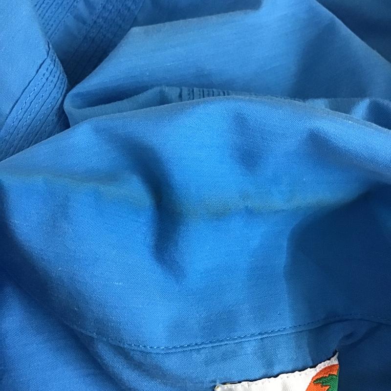 エストレヤスタンダードグァジャベーラ ESTRELLA STANDARD GUAYABERA シャツ、ブラウス 半袖 半袖シャツ カラーシャツ 半袖カットソー アロハシャツ 刺繍 青 / ブルー / メンズ USED 古着 中古 10105435