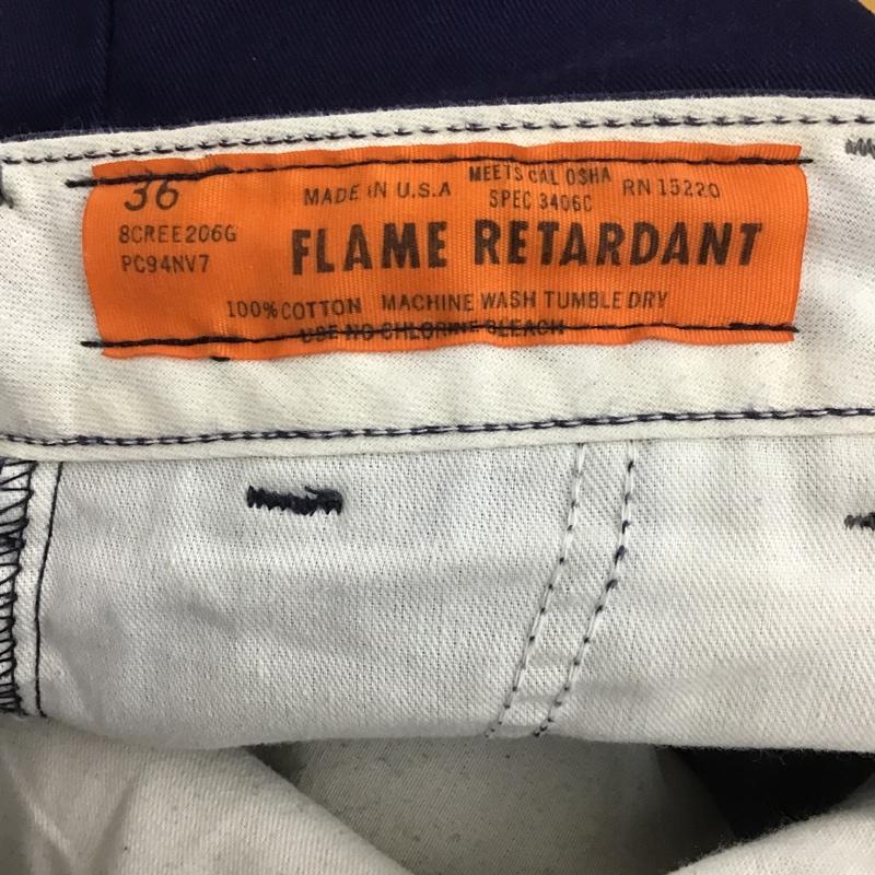 レッドキャップ RED KAP パンツ ワークパンツ、ペインターパンツ ワークパンツ ワイドパンツ カジュアルパンツ チノパン 80s 36 無地 紺 / ネイビー / メンズ USED 古着 中古 10105447