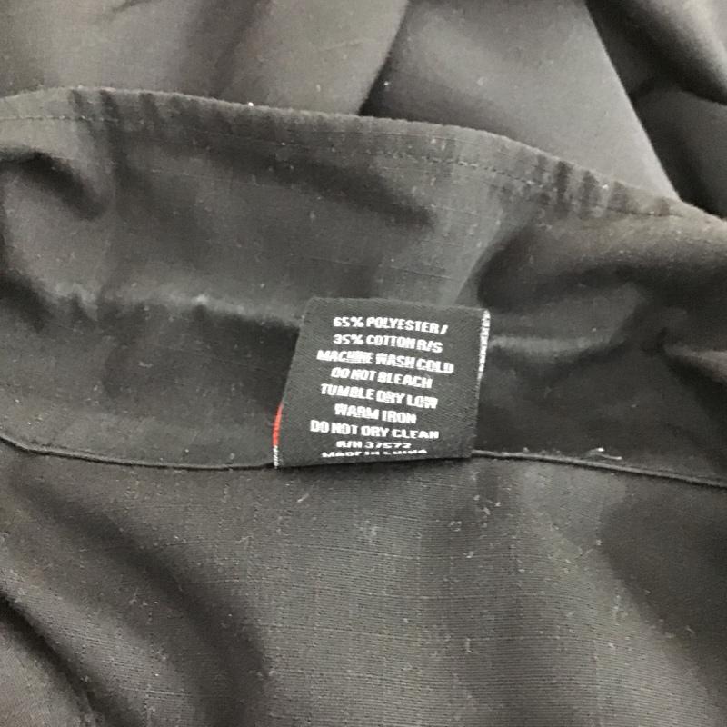 ロスコ ROTHCO シャツ、ブラウス 長袖 長袖シャツ カラーシャツ ポケットシャツ 長袖カットソー ミリタリーシャツ 無地 黒 / ブラック / メンズ USED 古着 中古 10105451
