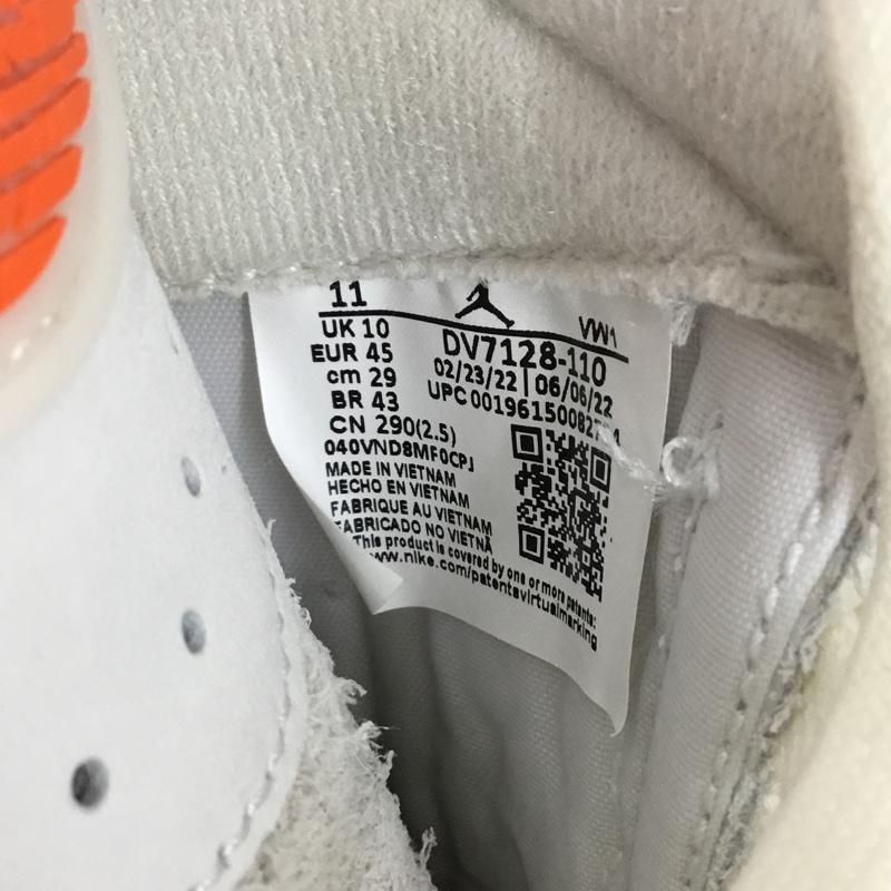 ナイキ NIKE スニーカー スニーカー DV7128 110 AIR JORDAN 2 RETRO LOW SP SHELFLIFE 29cm 箱有 29.0cm ワンポイント アイボリー / アイボリー / X 橙 / オレンジ / メンズ USED 古着 中古 10105454