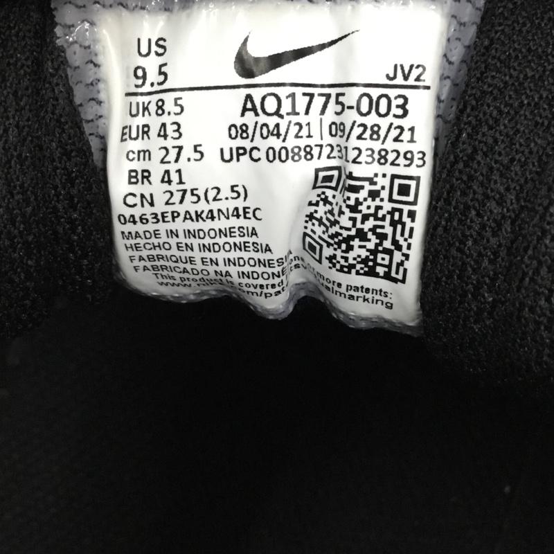 ナイキ NIKE スニーカー スニーカー AQ1775-003 EBERNON LOW 27.5cm 箱有 27.5cm ロゴ、文字 黒 / ブラック / メンズ USED 古着 中古 10105455
