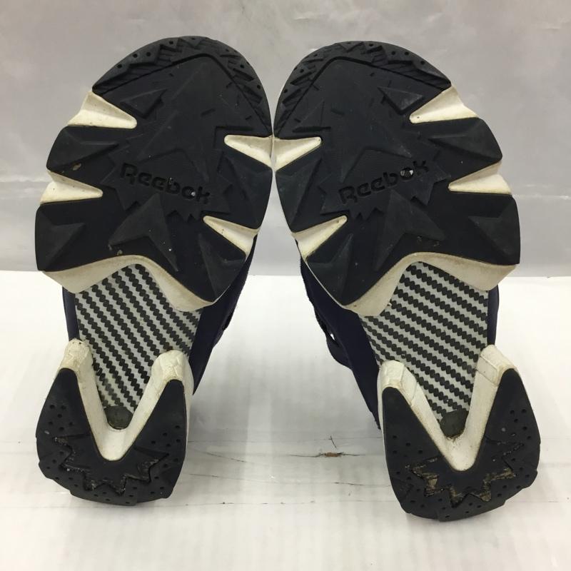 リーボック Reebok スニーカー スニーカー V65752 INSTA PUMP FURY OG 23cm 23.0cm ロゴ、文字 紺 / ネイビー / X 白 / ホワイト / レディース USED 古着 中古 10105460