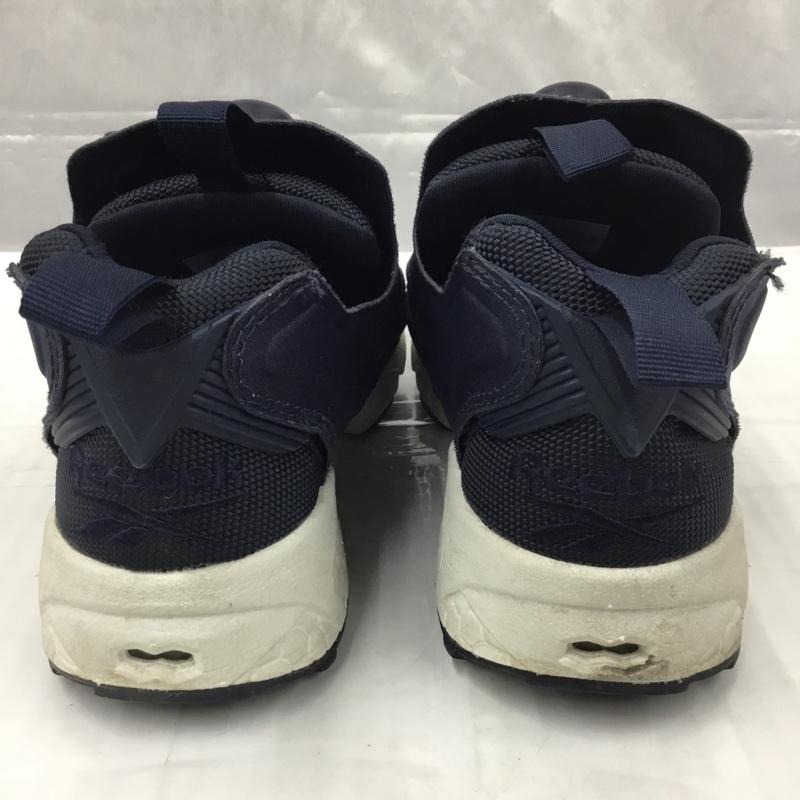 リーボック Reebok スニーカー スニーカー V65752 INSTA PUMP FURY OG 23cm 23.0cm ロゴ、文字 紺 / ネイビー / X 白 / ホワイト / レディース USED 古着 中古 10105460