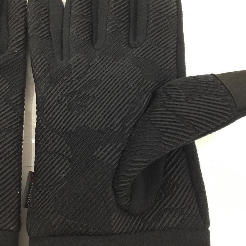 アベイシングエイプ A BATHING APE ファッション小物 手袋 001GDH801036M BAPE POLARTEC GLOVES ロゴ、文字 黒 / ブラック / メンズ USED 古着 中古 10105467