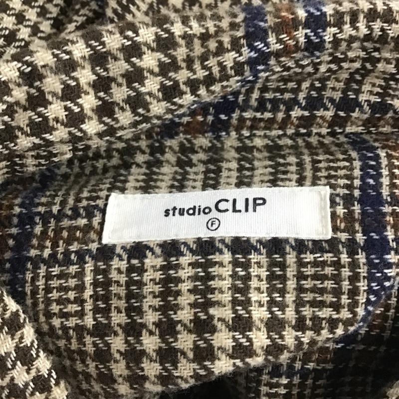 スタディオクリップ studio CLIP コート コート一般 FREE チェック マルチカラー / マルチカラー / レディース USED 古着 中古 10105474