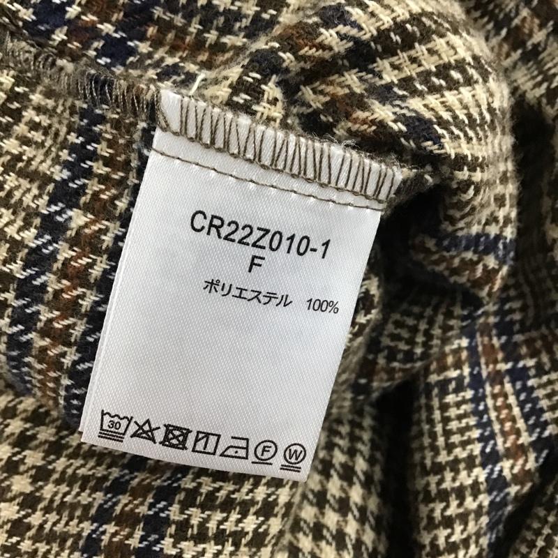 スタディオクリップ studio CLIP コート コート一般 FREE チェック マルチカラー / マルチカラー / レディース USED 古着 中古 10105474
