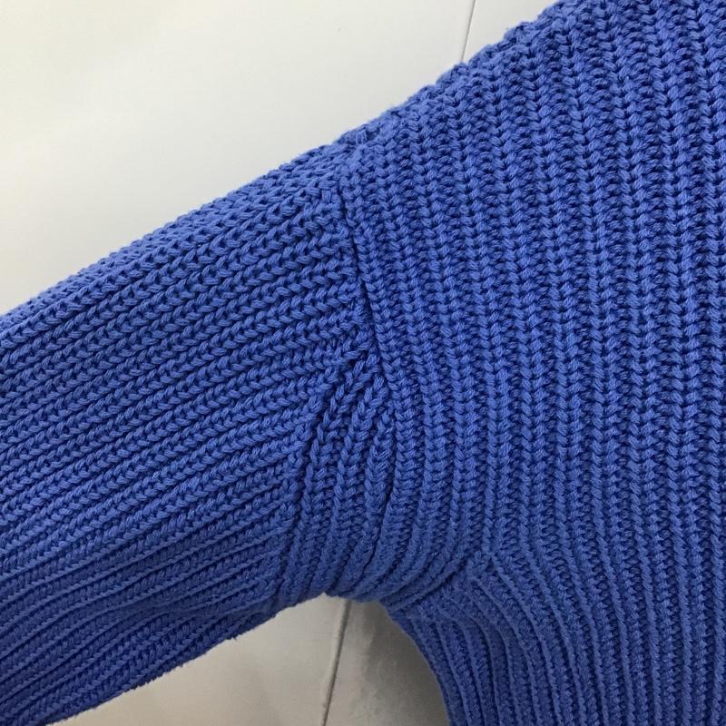 ジーナシス JEANASIS ニット、セーター 長袖 JS064190CF FREE 無地 青 / ブルー / レディース USED 古着 中古 10105483
