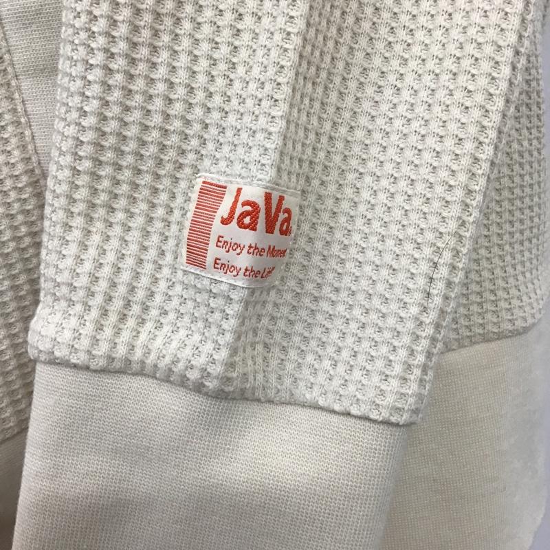 ジャバ Java カーディガン 長袖 ce0590028 javaコラボ 無地 長袖 ボタン 2way カーディガン 7カラー M 無地 アイボリー / アイボリー / レディース USED 古着 中古 10105484
