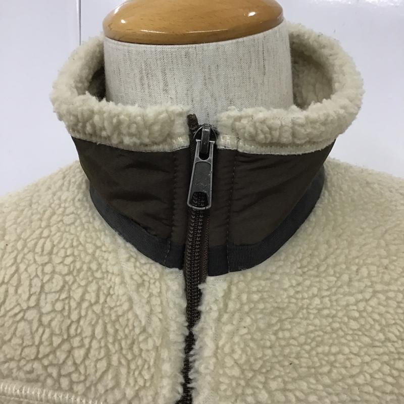 パタゴニア patagonia ベスト ベスト 23046F9 クラシックレトロX フリースベスト M ロゴ、文字 茶 / ブラウン / X アイボリー / アイボリー / メンズ USED 古着 中古 10105523