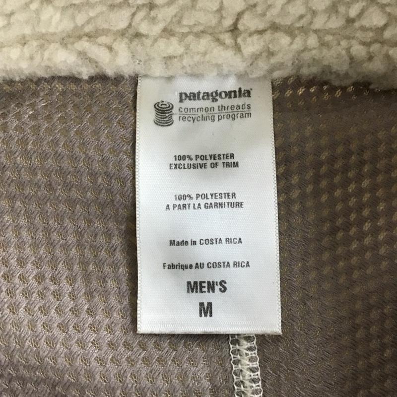 パタゴニア patagonia ベスト ベスト 23046F9 クラシックレトロX フリースベスト M ロゴ、文字 茶 / ブラウン / X アイボリー / アイボリー / メンズ USED 古着 中古 10105523