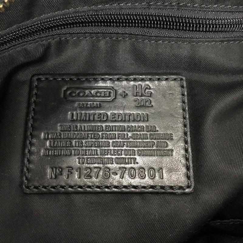 コーチ COACH トートバッグ トートバッグ F1276-70801 HG2012 Limited Edition 2WAY ショルダー  黒 / ブラック /  メンズ USED 古着 中古 10149482