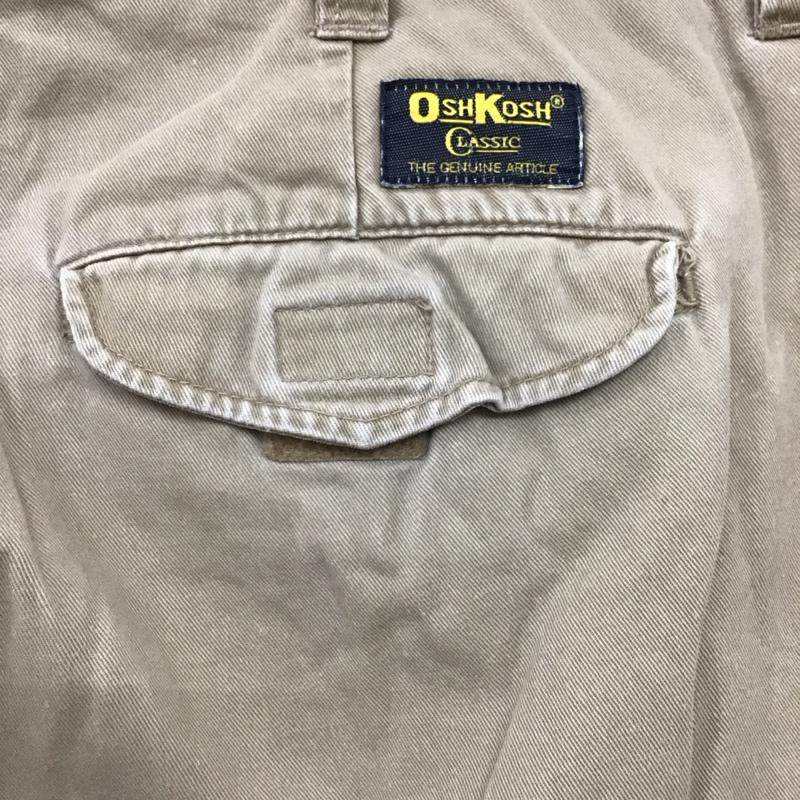オシュコシュ OSHKOSH パンツ ワークパンツ、ペインターパンツ ワークパンツ ワイドパンツ カジュアルパンツ 無地 ベージュ / ベージュ /  メンズ USED 古着 中古 10116399