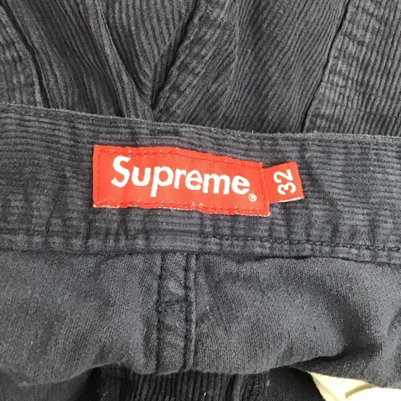 シュプリーム Supreme パンツ ワークパンツ、ペインターパンツ 17AW CorduroyWorkPant カジュアルパンツ ストレートパンツ 32インチ 無地 紺 / ネイビー /  メンズ USED 古着 中古 10106350