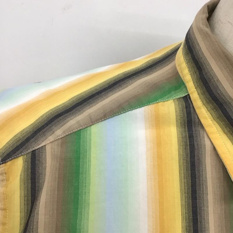 ラコステ LACOSTE シャツ、ブラウス 半袖 半袖シャツ ストライプシャツ ポケットシャツ 3 ストライプ マルチカラー / マルチカラー /  メンズ USED 古着 中古 10125763