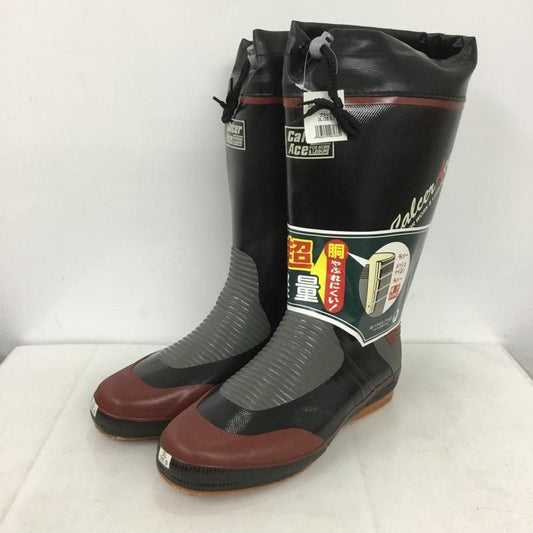 古着 USED 長靴、レインシューズ 長靴、レインシューズ 3L ロゴ、文字 黒 / ブラック /  メンズ USED 古着 中古 10138235