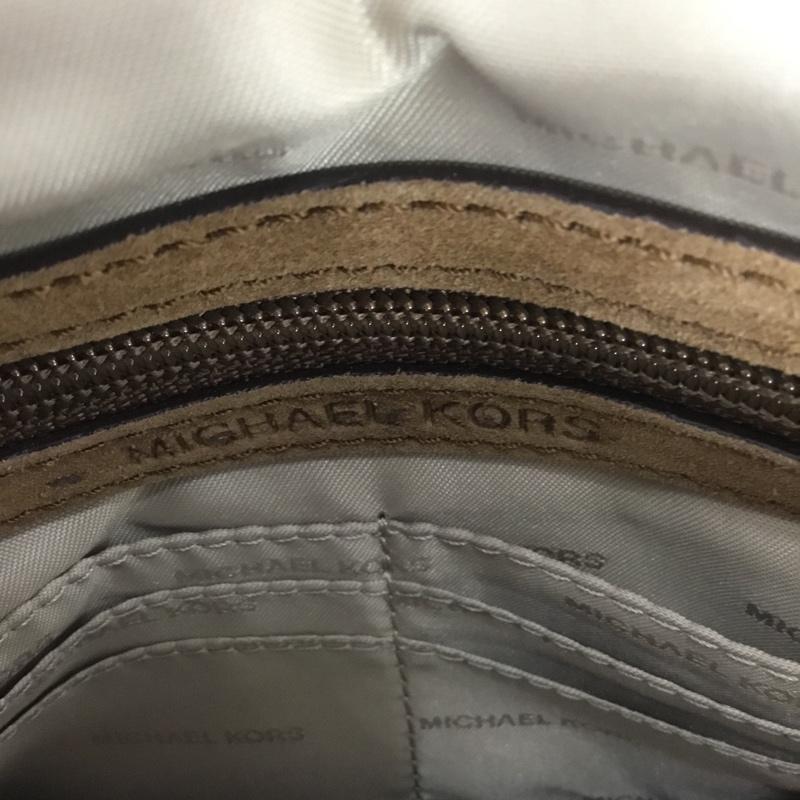 マイケルコース MICHAEL KORS ショルダーバッグ ショルダーバッグ 30F6ASLL3S スエード キルティング チェーン ロゴ、文字 茶 / ブラウン /  レディース USED 古着 中古 10128840