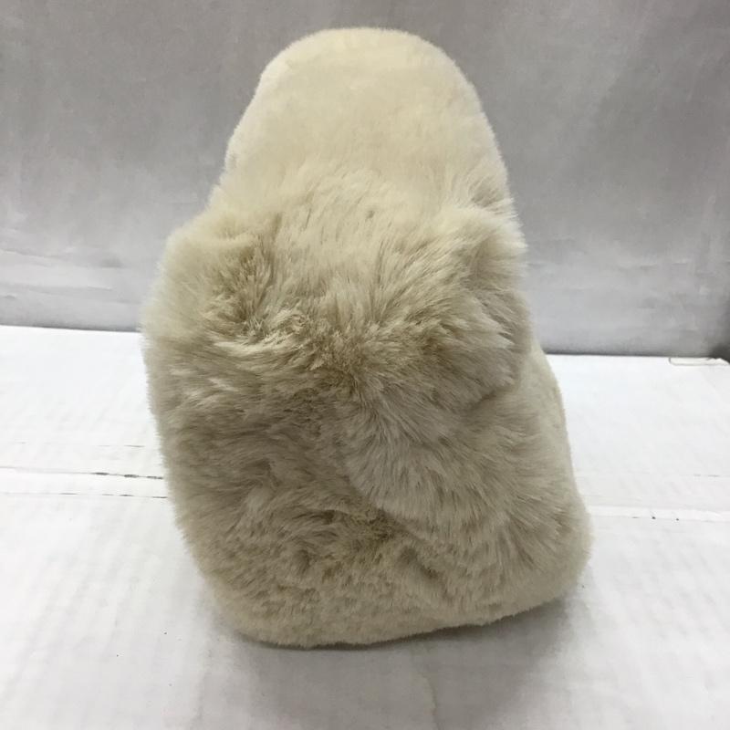 ザラ ZARA ハンドバッグ ハンドバッグ フェイクファー 無地 ベージュ / ベージュ /  レディース USED 古着 中古 10119358