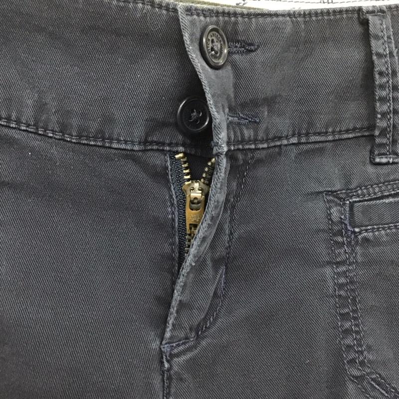 アバクロンビーアンドフィッチ ABERCROMBIE&FITCH パンツ チノパン ストレッチ 4 ワンポイント 紺 / ネイビー /  レディース USED 古着 中古 10112952