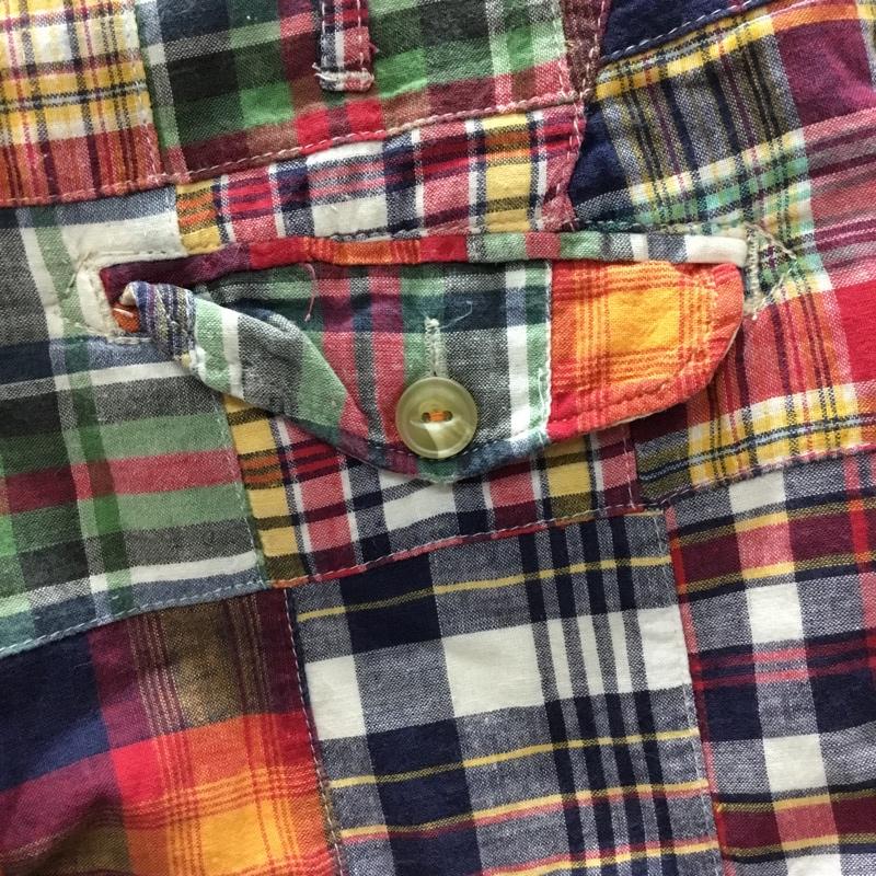 ビームス BEAMS パンツ ショートパンツ パッチワーク L チェック マルチカラー / マルチカラー /  メンズ USED 古着 中古 10110597