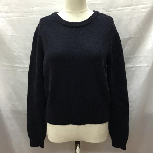 マークバイマークジェイコブス MARC by MARC JACOBS ニット、セーター 長袖 M4003190 ウール S 無地 紺 / ネイビー /  レディース USED 古着 中古 10118040