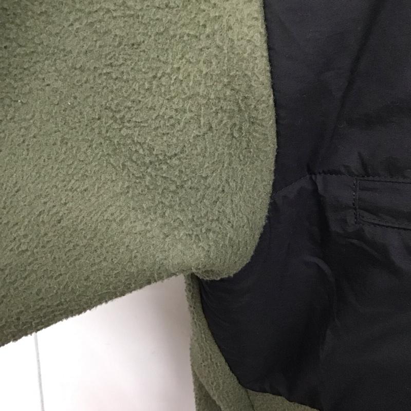 ザノースフェイス THE NORTH FACE ジャケット、上着 ジャケット、ブレザー NA72051 DENALI JACKET フリースジャケット XL ロゴ、文字 黒 / ブラック / X カーキ / カーキ /  メンズ USED 古着 中古 10111579