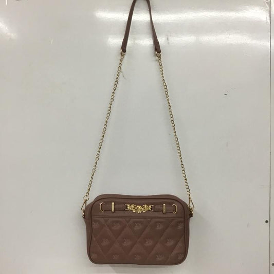 アクシーズファム axes femme ショルダーバッグ ショルダーバッグ BL613X32 薔薇金具使いキルトショルダー 刺繍 桃 / ピンク /  レディース USED 古着 中古 10140194