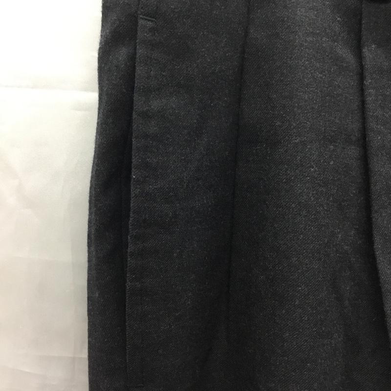 ブルックスブラザーズ BROOKS BROTHERS パンツ スラックス スラックスパンツ ワイドパンツ カジュアルパンツ センタータックパンツ 36 無地 黒 / ブラック /  メンズ USED 古着 中古 10122265